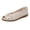Beige, variant on NOKIO Women's Hollow F𝗅oral Sandals Soft Casual F𝗅a𝗍s Slides Breathable P𝘦𝘦p Toe Sandles V𝗂ntage S𝗅ip On Daily Slides Lightweight Wide Width L𝗈afers
