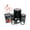 Brown, variant on Contour Pair Juicy Cherry Fruit Self-Inking Rubber Stamp Ink Stamper - Blue Ink - Medium 1 Inch