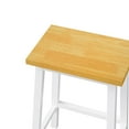 thumbnail image 6 of Harper & Bright Designs Tall Counter Stools Set of 2, Wood Bar Stools for Dining Room, White, 6 of 7