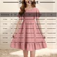 thumbnail image 3 of Nskgu Tween Girls 2025 Summer Dresses Kids Polka Dot Dress Girls Spring Dresses Size 4-14 Years, 3 of 6