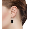 thumbnail image 2 of 925 Sterling Silver Women Jewelry Natural Black Onyx Earring, 2 of 4