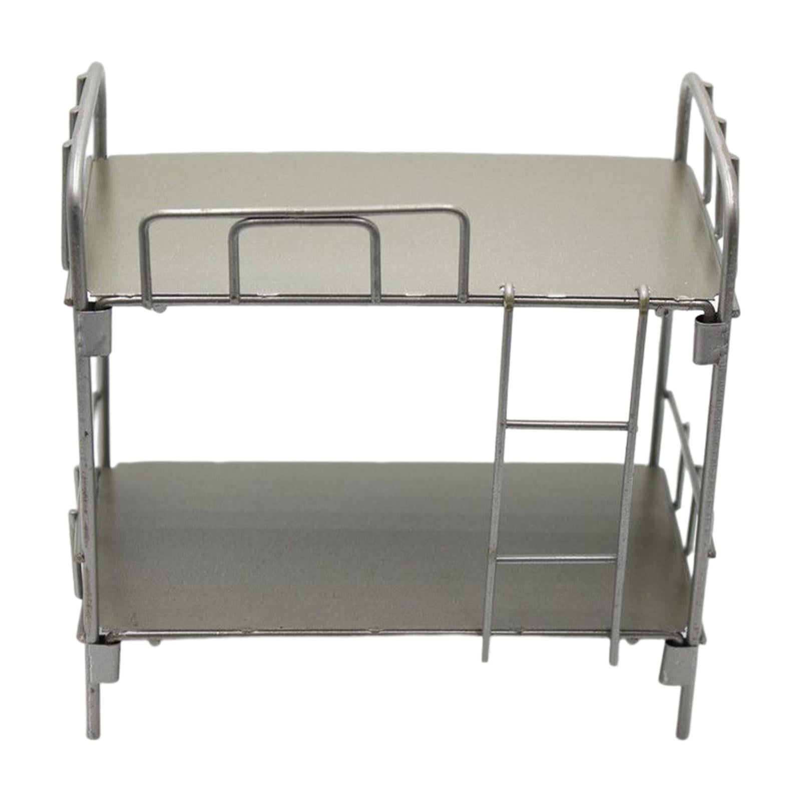 Doll Bunk Bed Doll Double Bed, Furniture Model Set ,Miniature Dolls bed