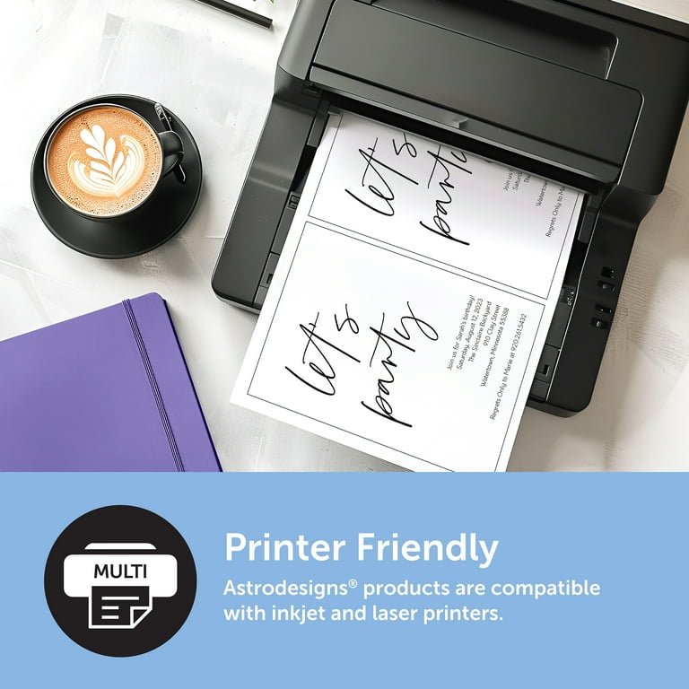 Astrodesigns White Cardstock, 8.5