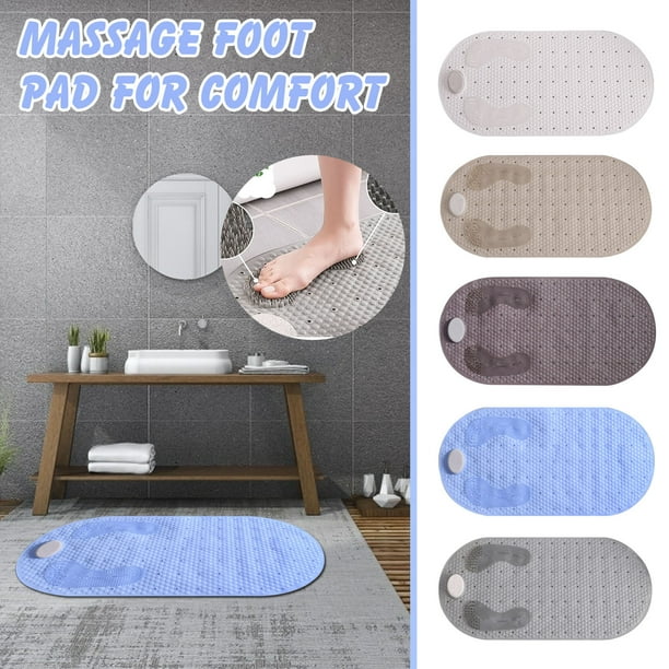 VKEKIEO Foot Massage Bathtub Mat With Pumice Stone And Powerful Suction
