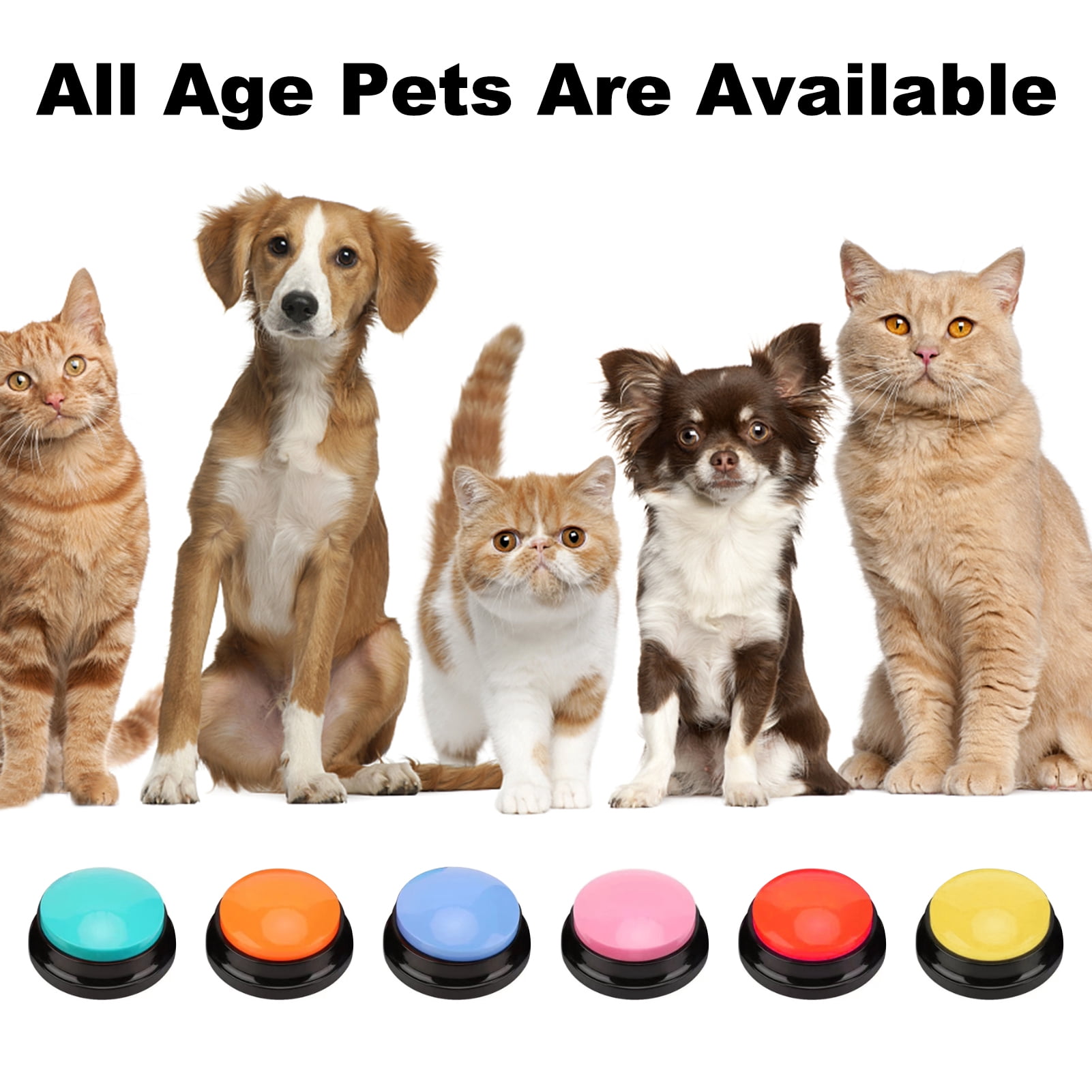 Voice box,Voice Box Buttons Toy Voice Toy Voice Buttons Box Buttons 6pcs Iuppa
