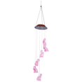 thumbnail image 2 of 1pc Solar Cat Wind Bell Lamp Wind Chime Light Chinese Ornament Door Decor, 2 of 8