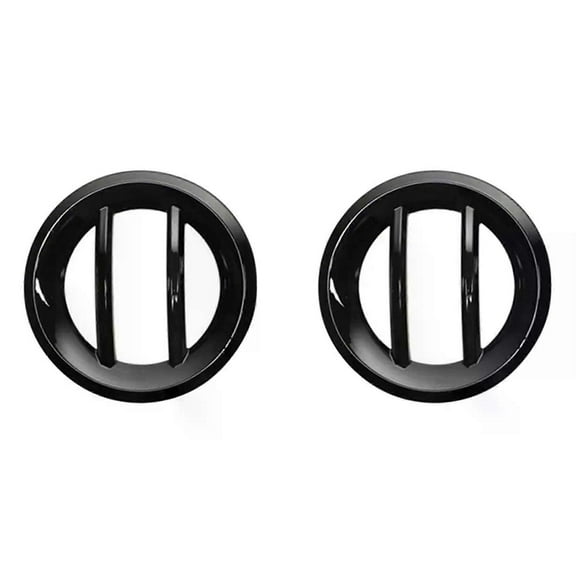 for Jeep Renegade  Front Fog Light Cover Fog Lamp Decoration Cover Trim Black Car Accessories