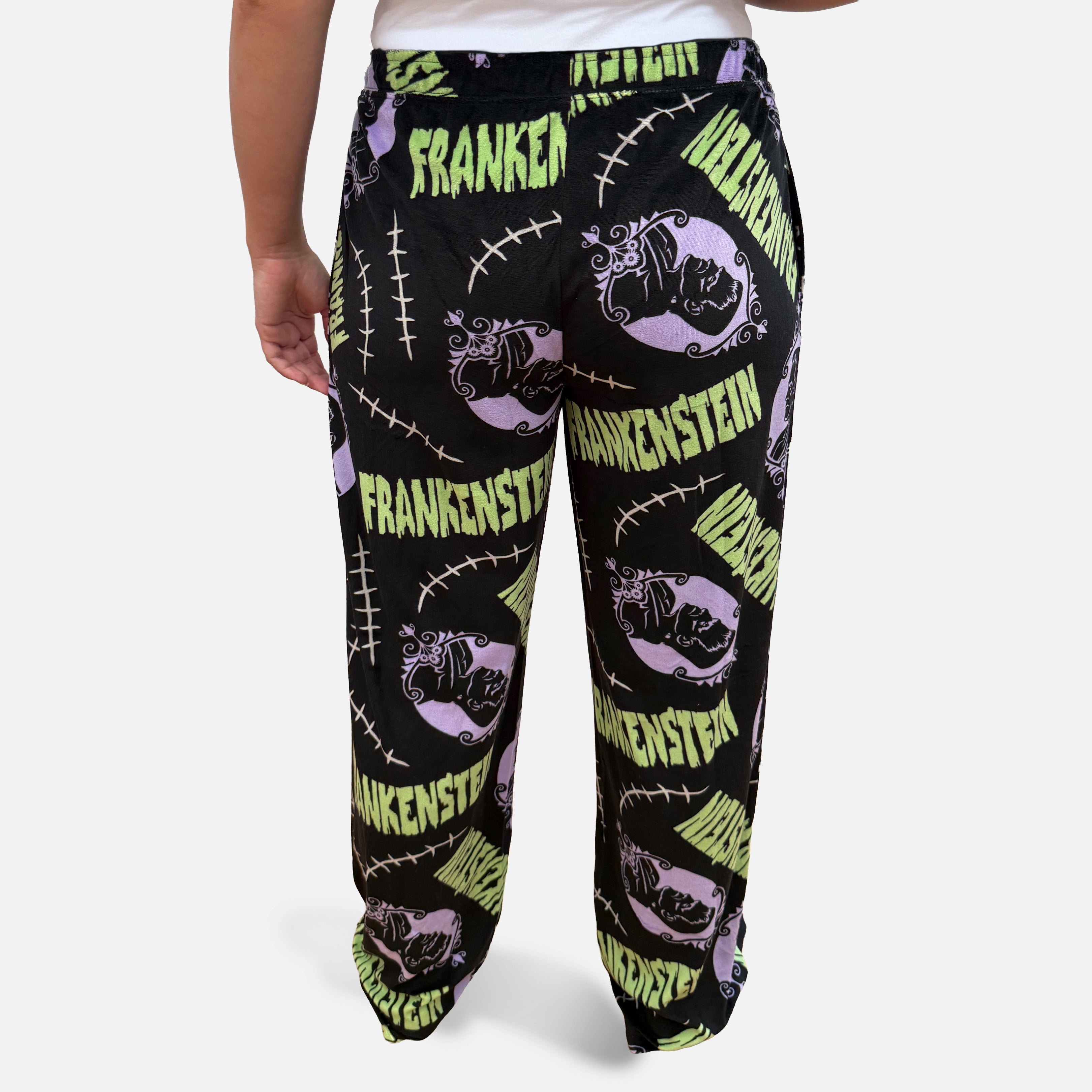 Frankenstein Women’s Fleece Lounge Pants, Sizes XS-3XL
