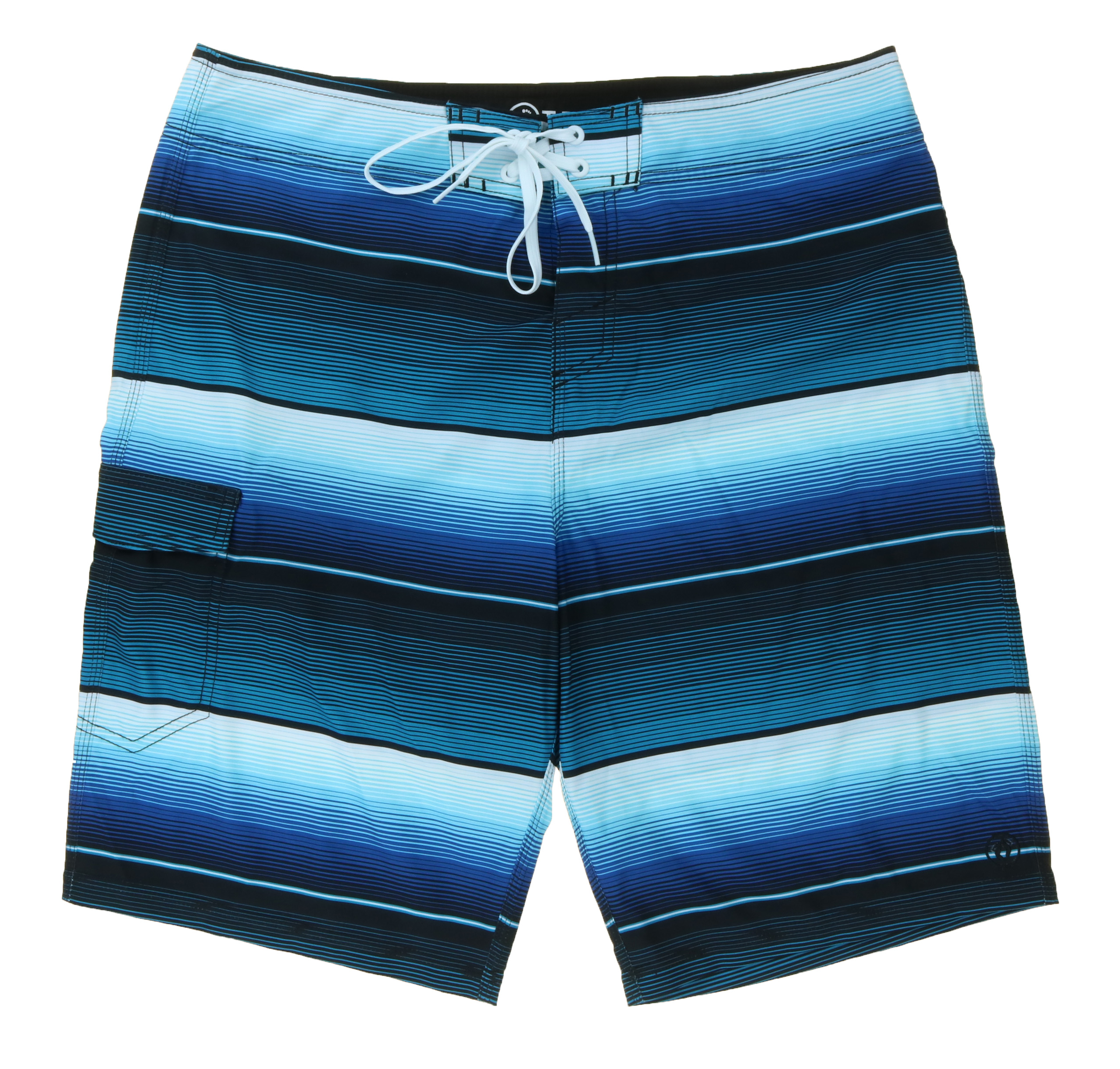 Hang Ten Mens Delmar Board Shorts (Blue, 32)