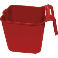 Tuff Stuff Products SQHRD 14 qt. Square Fence Hook Bucket, Red