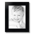 thumbnail image 2 of ArtToFrames 9" x 12" Satin Black Step Lip Picture Frame, 9x12 inch Black Wood Poster Frame (WOM-1452), 4 Pack, 2 of 6