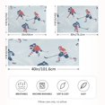 thumbnail image 2 of Yayeee Pillowcase Standard Size Set of 2 Satin Wrinkle Resistant Pillow Case, Hockey Action Zone, 2 of 8
