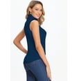 thumbnail image 6 of FITVALEN Women's Mock Turtleneck Tank Tops Sleeveless Stretch Slim Fit Top Base Layer Shirt, 6 of 7