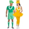 Party City Green and Yellow Hippo Halloween Costume Accessories for Adults, Hasbro, Unisex, Includes Hats and Necklaces