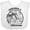 AA-White, variant on Inktastic Summer Vacation Mode Cocoa Beach Florida Boys or Girls Baby Bib