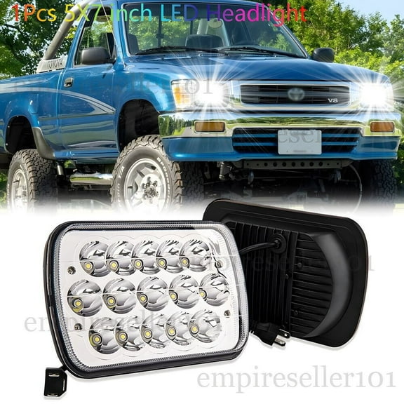 5x7" 7x6" LED Headlight Hi-Lo Beam Fit For Toyota Pickup 1982-1995 Truck 4Runner