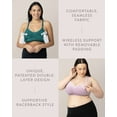thumbnail image 3 of Kindred Bravely Sublime Sports Pumping Bra Hands Free | Patented All-in-One Nursing Bras for Breastfeeding and Pumping (Black, Medium), 3 of 5