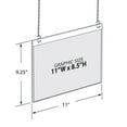 thumbnail image 3 of Clear Acrylic Wall Hanging Frame 11" Wide x 8.5'' High - Horizontal/Landscape, 4-Pack, 3 of 5