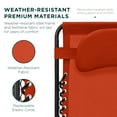 thumbnail image 6 of Best Choice Products Oversized Zero Gravity Chair, Folding Outdoor Patio Recliner w/ Cup Holder - Burnt Orange, 6 of 8
