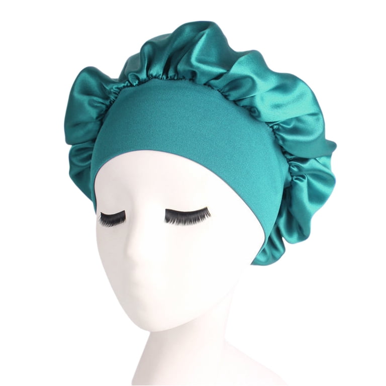 Puawkoer Satin Bonnet Adjustable Head Size Sleep Silk Bonnet  display picture 3