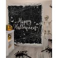 thumbnail image 4 of Halloween Shower Curtain Set ，Waterproof Fabric Shower Curtains Bat Arachnid Web Shower Curtains for Bathroom,Bathroom Decor 54x"78", 4 of 6