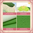 thumbnail image 3 of LAGarden 6 Ft Fringe Umbrella Replacement Canopy Top Cover Outdoor Patio Green, 3 of 6