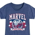 thumbnail image 3 of Marvel - Collegiate Americana - Toddler And Youth Girls Fitted Short Sleeve Graphic T-Shirt, 3 of 5