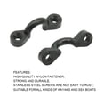 thumbnail image 3 of Sonducket Keep Diving KK-A06 Nylon Bungee Deck Loops Handheld Barco de pesca Pad Eye Kit Rigging Set Lago Transporte Herramienta de reemplazo Deportes acuáticos 2 juegos, 3 of 6