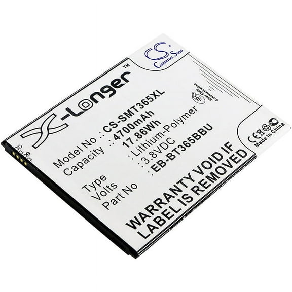4700mAh EB-BT365BBU EB-BT365BBE EB-BT365BBUBUS EB-BT365BBC GH43-04317A Battery for Samsung SM-T360 Galaxy Tab Active 4G Galaxy T