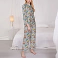 thumbnail image 3 of Fotbe truck car Pattern Long Sleeve Pajama Set for Women,Sleepwear Set,2-piece Loungewear Set,Soft PJs Comfy Nightwear with Pockets-Medium, 3 of 7