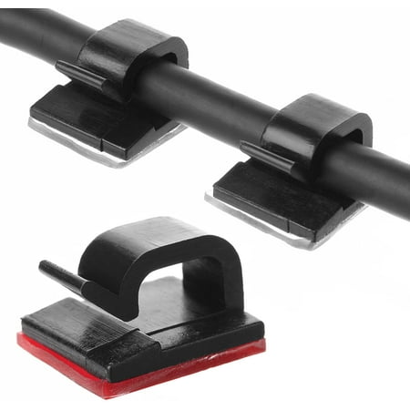 Mr. Pen- Cable Clips, 30 Pack, Black, Adhesive Cord Organizer, Cable Organizer, Wire Organizer, Cord Holder for Desk, Cable Holder, Wire Clips, Cord Keeper, Desk Cord Organizer, Cord Clip, Wire Holder