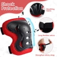 thumbnail image 4 of BOSONER Kids/Youth Knee Pad Elbow Pads Guards Protective Gear Set for Roller Skates Cycling BMX Bike Skateboard Inline Skatings Scooter Riding Sports, 4 of 8