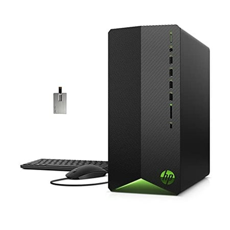 HP 2022 Pavilion Gaming Desktop Computer  Intel Core i5-10400F CPU (Beats i7-9750H)  16GB RAM  1TB HDD+512GB PCIe SSD  NVIDIA GeForce RTX 3060 Graphics  Keyboard&Mouse  Win 11  Black  32GB USB Card