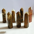 thumbnail image 2 of K-KED 1Pc Natural Yellow Lemurian Citrine Quartz Crystal Point Healing Stone 70-90mm, 2 of 9