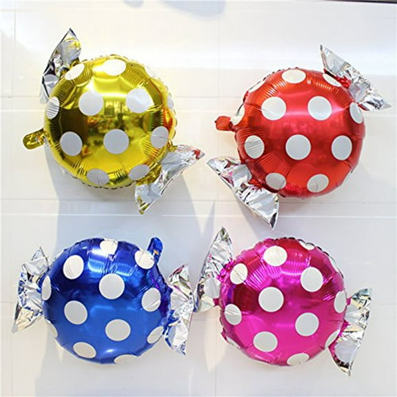 Toddmomy Candy Balloons for Birthday Party 8Pcs Shiny Balloons for Children Families