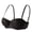 Black -AH13, variant on Women's Push-up Bra No-Poke Underwire Push-up Bras for Women, Convertible, Demi Coverage Dark Blue 75C