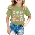 thumbnail image 2 of YunPes Tween Girls Back to School T-shirt Graphic Print Short Sleeve Tees Students First Day of School Clothes Summer, 2 of 6