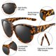 thumbnail image 5 of Gafas de Sol Polarizadas URUMQI para Mujeres, Sobrelentes con Protección UV400, 5 of 6