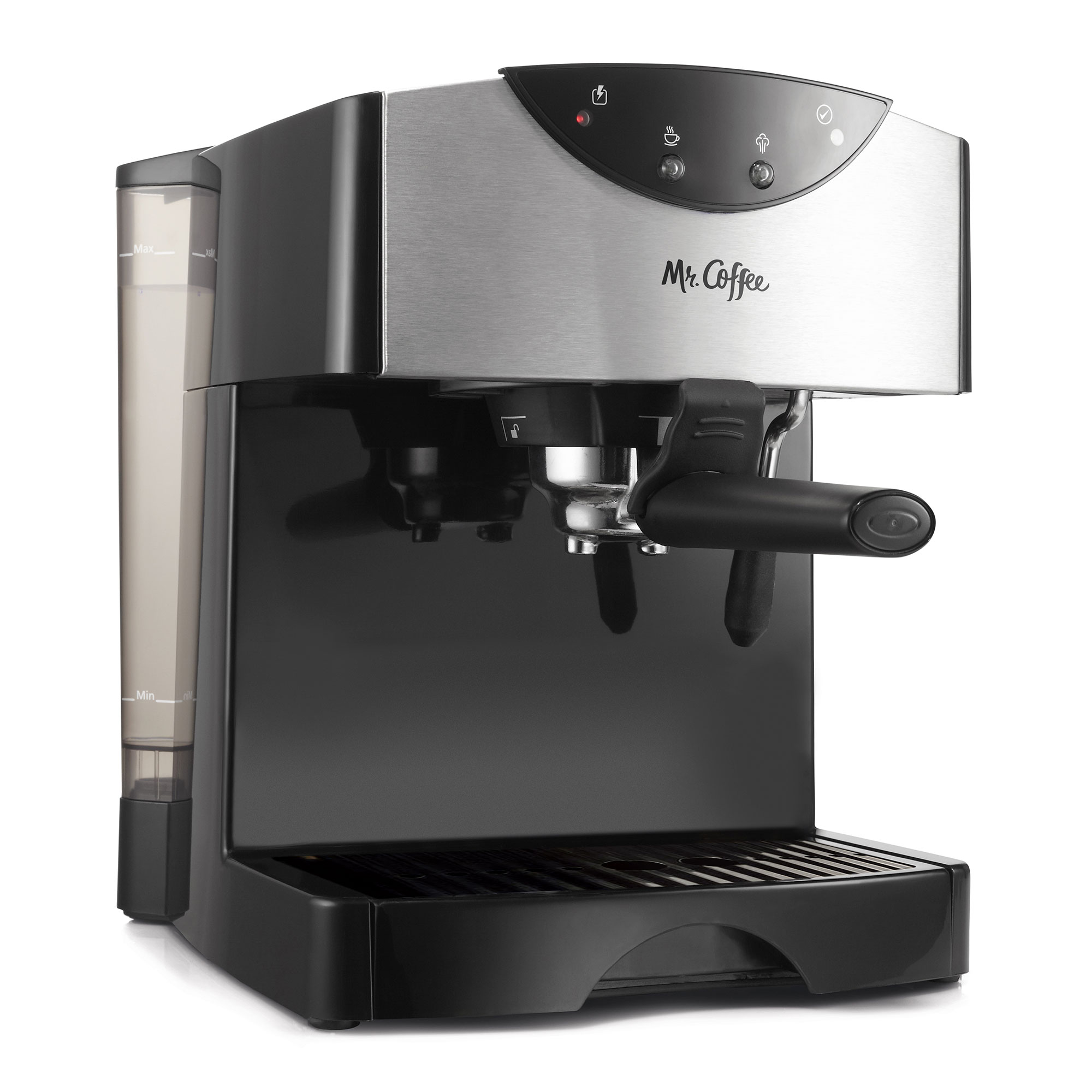 Mr. Coffee 2 Shot Pump Espresso & Cappuccino Maker, Black - image 2 of 8