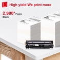 thumbnail image 3 of CRG137 2Pack (Black)Pack Replacement for Canon ImageClass MF227dw MF216n MF247dw MF249dw MF229DW MF212WMF232W D570 Printers, 3 of 7