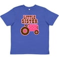 thumbnail image 3 of Inktastic Pink Tractor Little Sister Youth T-Shirt, 3 of 5
