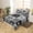 Black Grey, variant on YST Happy Camping Comforter Cover Rustic Cabin Camper Twin Bedding Sets Rv Car Accessories For Travel Trailers(No Comforter)
