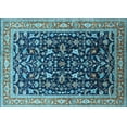 thumbnail image 1 of Ahgly Company Indoor Rectangle Oriental Light Blue Industrial Area Rugs, 2' x 3', 1 of 4