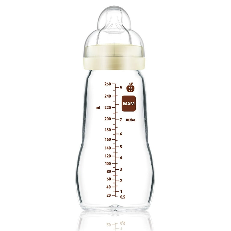MAM Feel Good Glass Bottle (260 ml, Unisex)