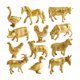 thumbnail image 1 of 12 piezas figuras de animales de granja animales realistas juguete miniaturas hechas a mano juguetes educativos para niños para decoración de pasteles, 1 of 8