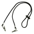 thumbnail image 5 of 2 Pcs Flexible Napkin Clips Landyard Bib Eating Towel Holder String Adjustable String Chains Hold Your Napkin Place 2 Pcs Black, 5 of 9