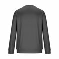 thumbnail image 3 of ZUKMRJPC Men's Crewneck Sweater Soft Cozy Long Sleeve Pullover Sweaters Classic Solid Color Regular Fit Basic Fall Winter Knitted Tops, 3 of 4