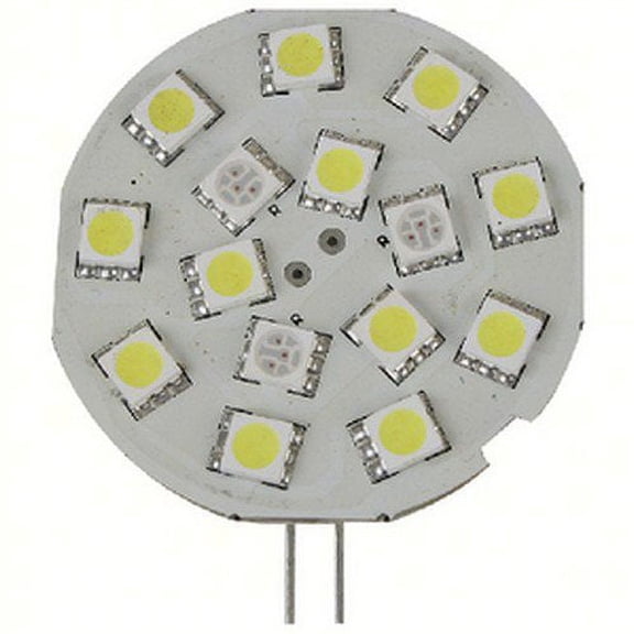 New Led Replacement Bulbs Type G4 scandvik 41053p G4 Wafer Side-Pin Dual Color LEDs 12/3 Cool White/Red 2.88W .15A Lumens 180
