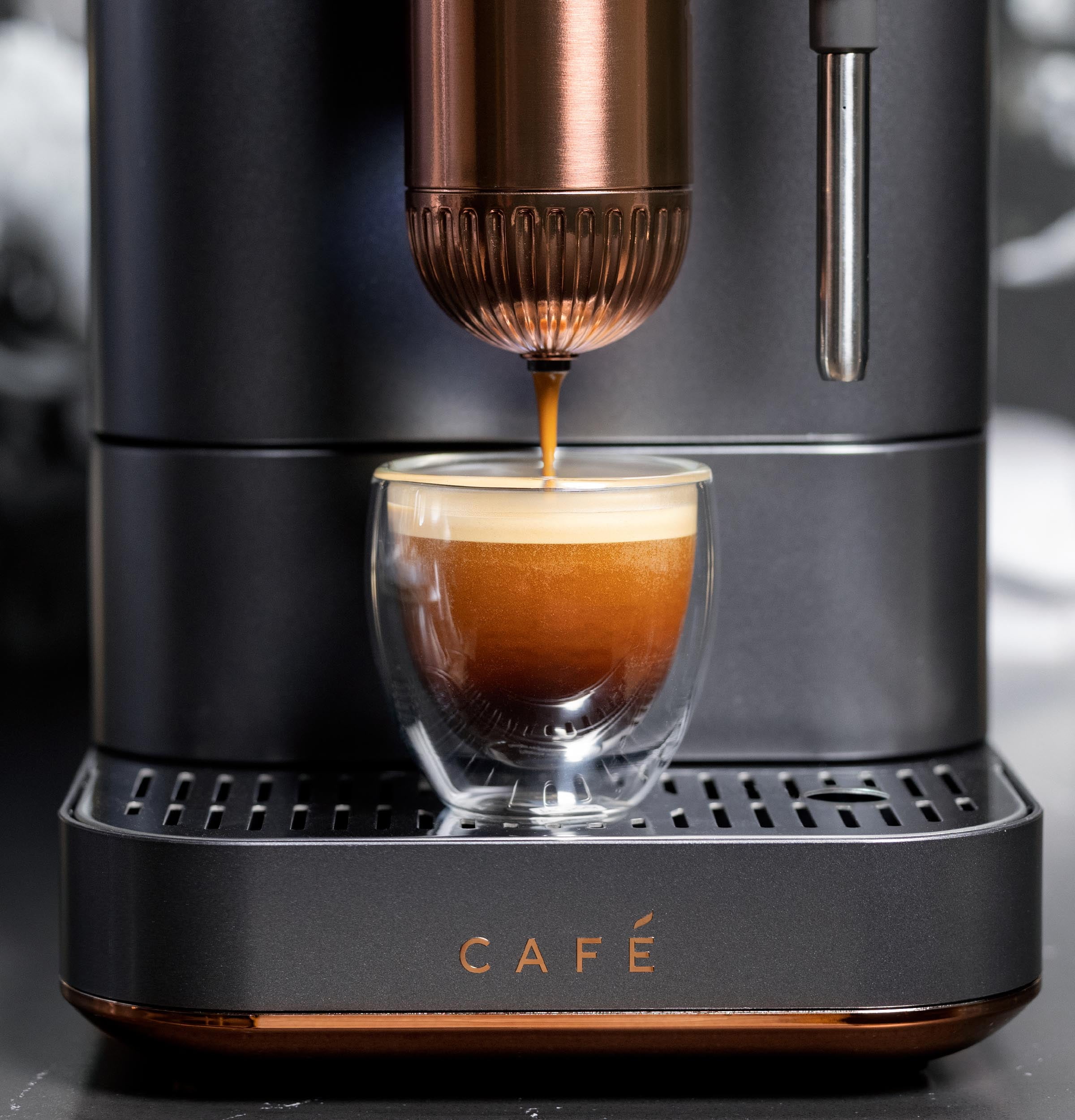 C7CEBBS2RS3 by Cafe - Café™ AFFETTO Automatic Espresso Machine + Frother