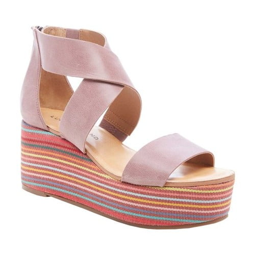 lucky brand women's gwyndolin wedge sandals